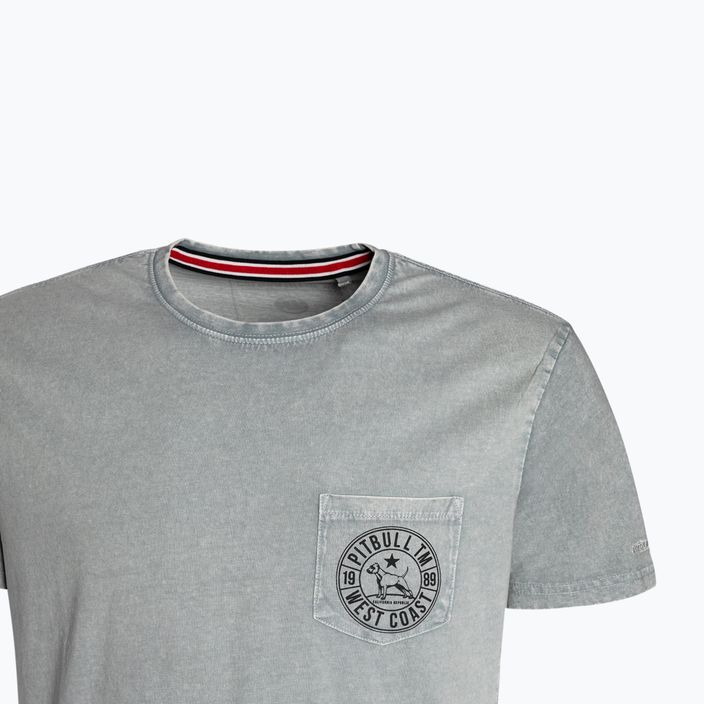 Мъжка тениска Pitbull West Coast T-Shirt Circle Dog grey/melange 3