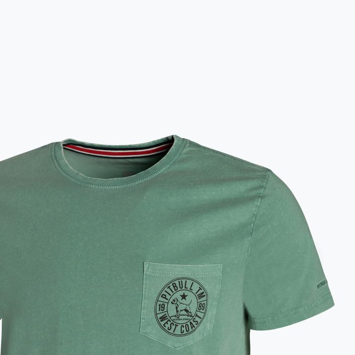 Мъжка тениска Pitbull West Coast T-Shirt Circle Dog green 3