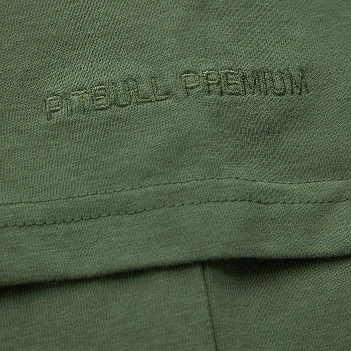 Мъжка тениска Pitbull West Coast Slim Fit Lycra Small Logo olive 5