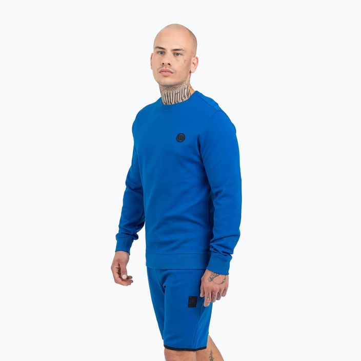 Мъжки суитшърт Pitbull West Coast Tanbark Crewneck Sweatshirt royal blue 5