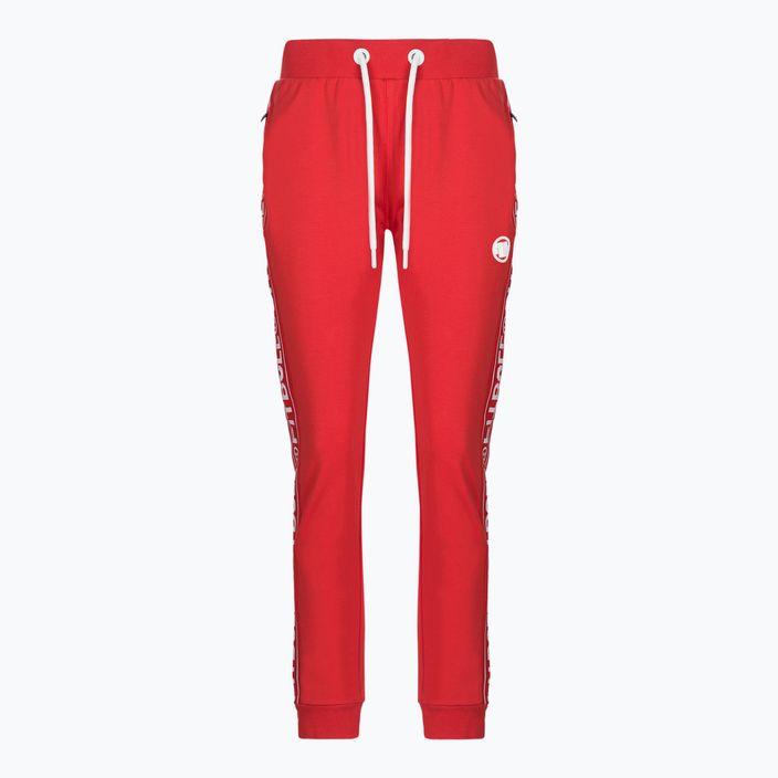 Дамски панталони Pitbull West Coast Jogging Pants F.T. 21 Small Logo red