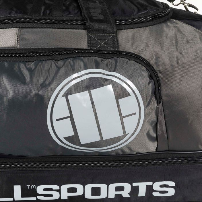 Чанта за обучение Pitbull West Coast Big Sports Logo black/grey 3