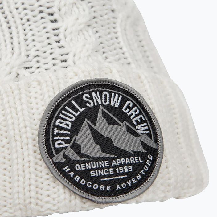 Pitbull West Coast зимна шапка Snow Crew бяла 3