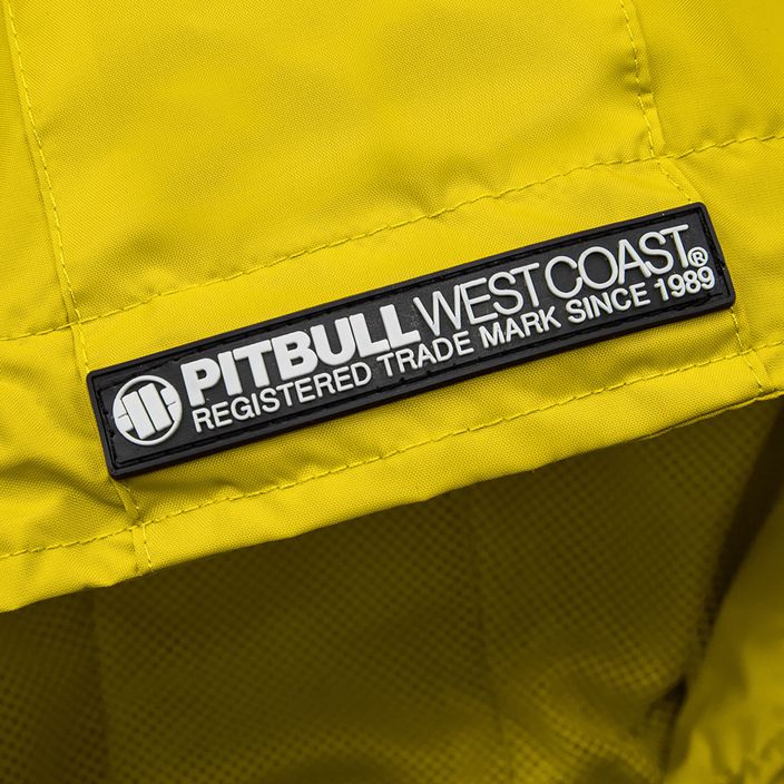 Мъжко яке с качулка от найлон Pitbull West Coast Athletic yellow 5