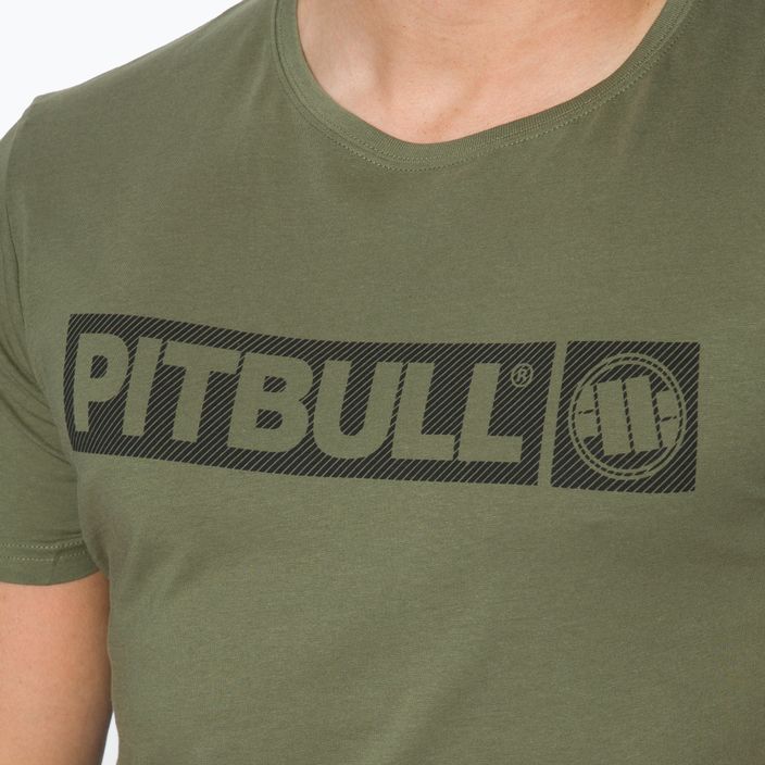 Мъжка тениска Pitbull West Coast Hilltop 140 GSM olive 4
