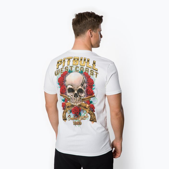 Мъжка тениска Pitbull West Coast Santa Muerte white 3