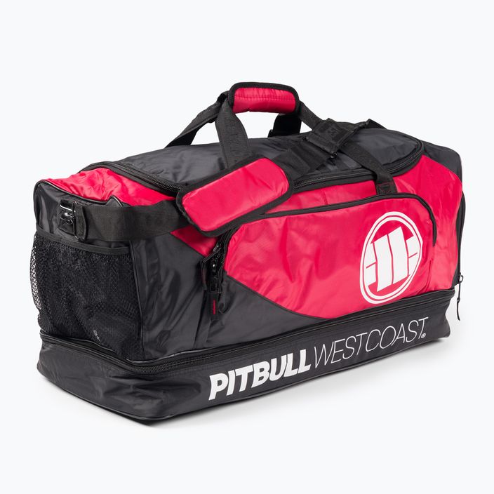 Мъжка чанта за тренировки Pitbull West Coast Big Logo TNT black/red 2