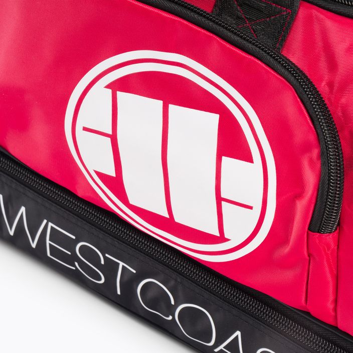 Мъжка чанта за тренировки Pitbull West Coast Big Logo TNT black/red 4