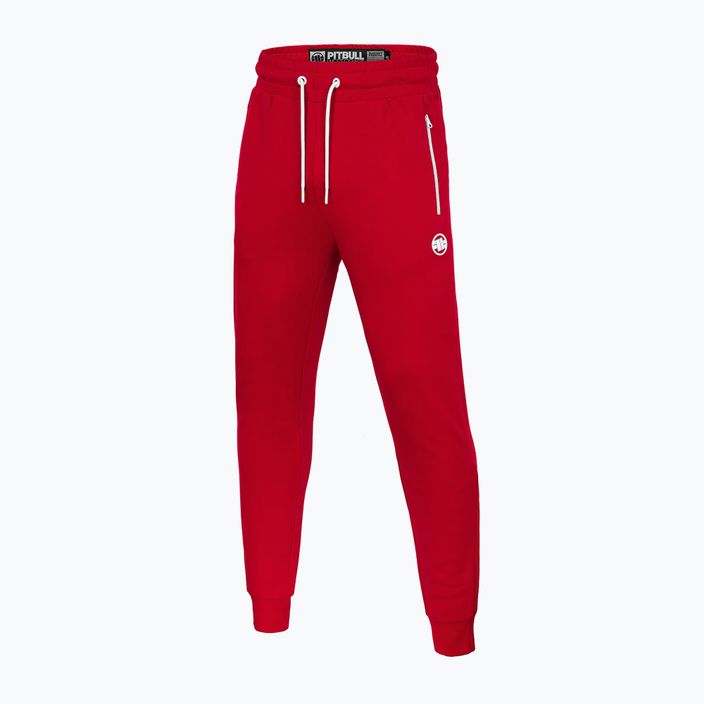 Мъжки панталони Pitbull West Coast Trackpants Small Logo Terry Group red 3