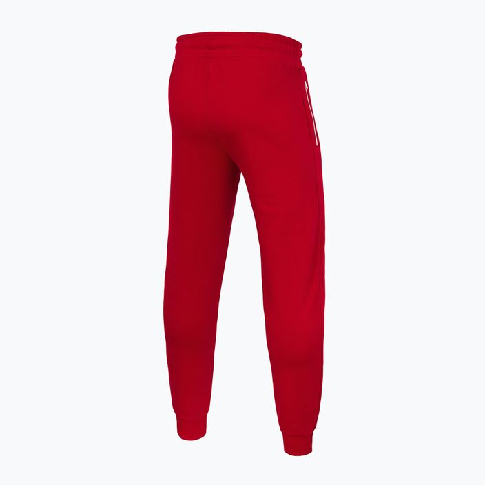 Мъжки панталони Pitbull West Coast Trackpants Small Logo Terry Group red 4
