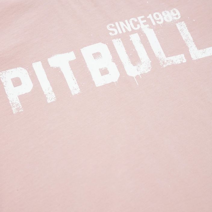 Дамска тениска Pitbull West Coast T-S Grafitti powder pink 4