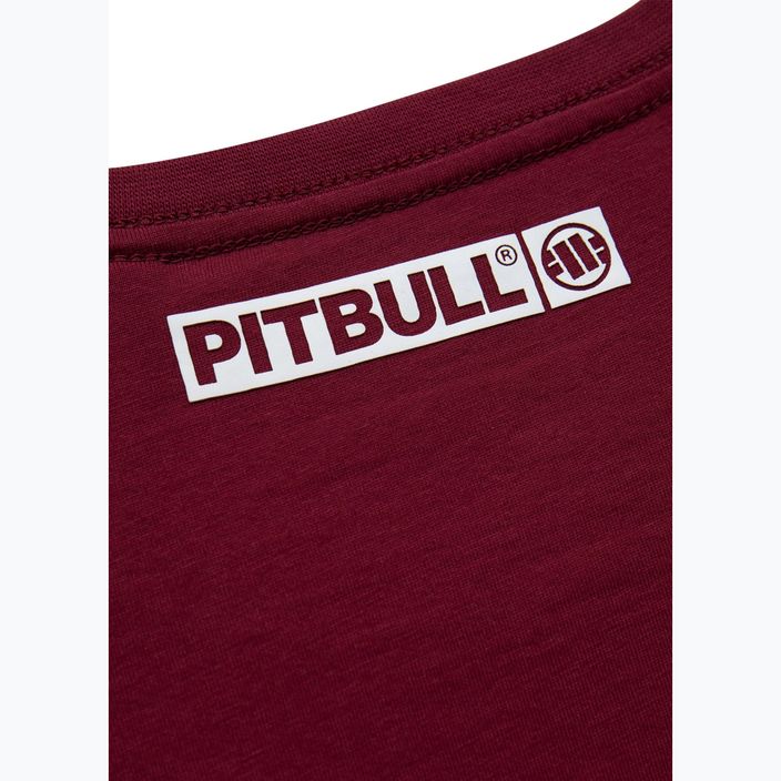 Pitbull West Coast мъжка тениска Hilltop в цвят бордо 5