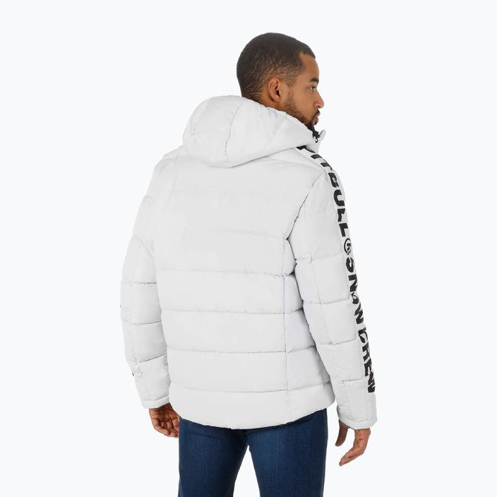 Pitbull West Coast Airway 4 Padded Hooded down jacket off white за мъже 3