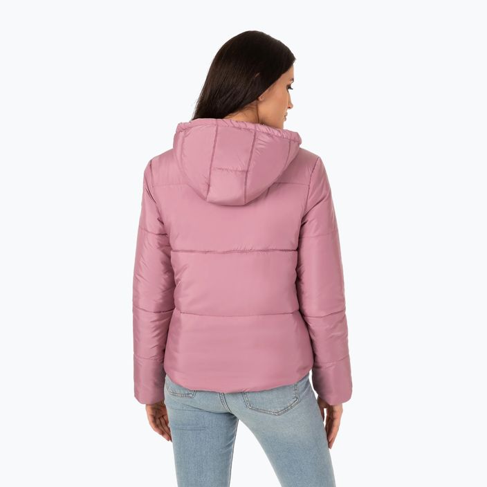 Pitbull West Coast дамско зимно яке Jenell Quilted Hooded pink 2
