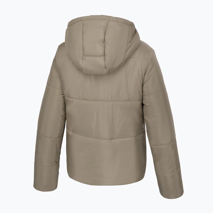 Pitbull West Coast дамско зимно яке Jenell Quilted Hooded dark sand 4