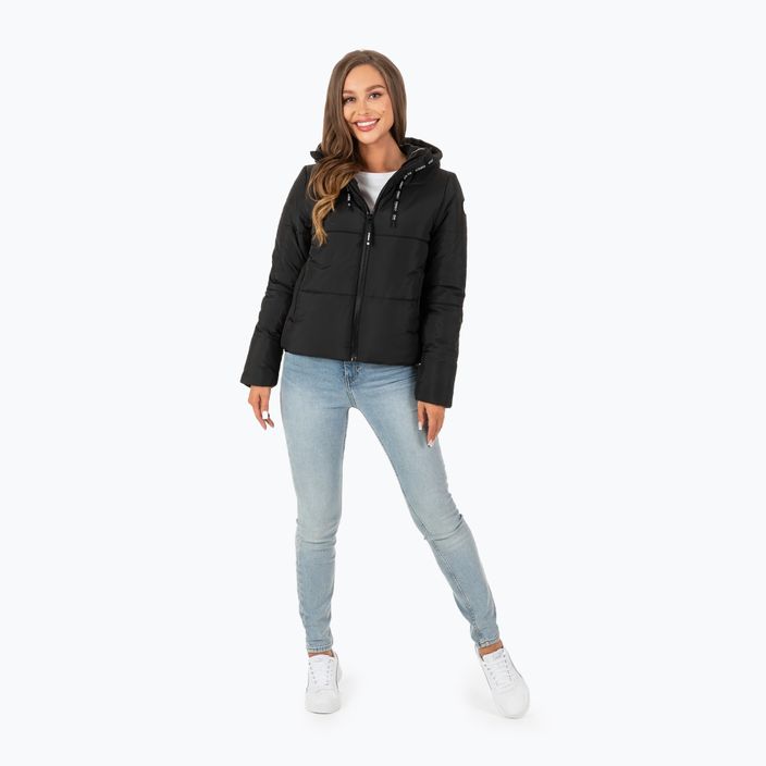Pitbull West Coast дамско зимно яке Jenell Quilted Hooded black 2