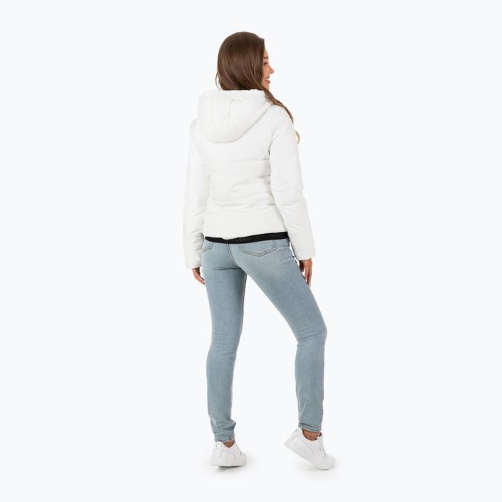 Pitbull West Coast дамско зимно яке Jenell Quilted Hooded white 2