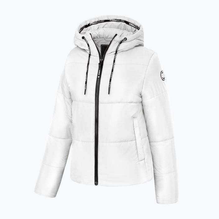 Pitbull West Coast дамско зимно яке Jenell Quilted Hooded white 3