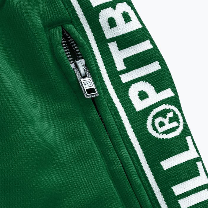 Pitbull West Coast мъжки спортни панталони Tape Logo Terry Group green 5