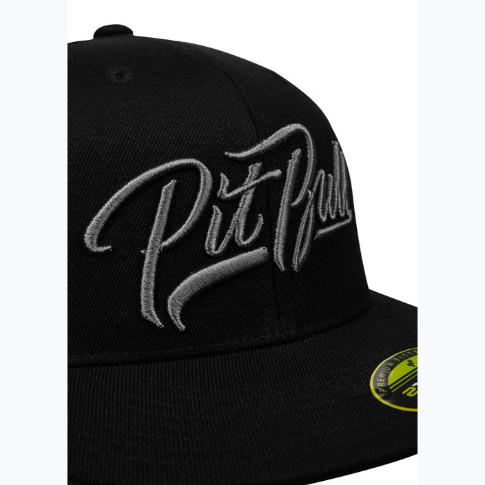 Pitbull West Coast Full Cap EL Jeffe YP Classic черна/сива бейзболна шапка 4