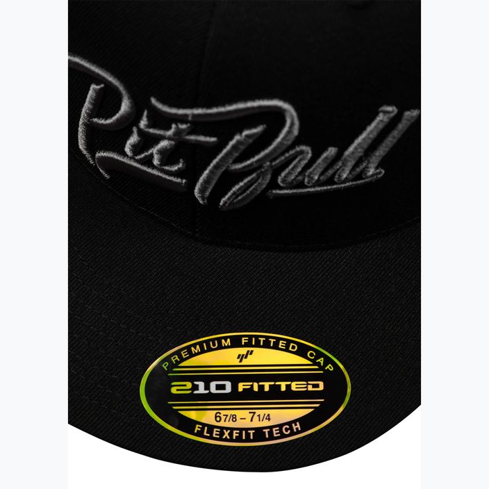 Pitbull West Coast Full Cap EL Jeffe YP Classic черна/сива бейзболна шапка 5