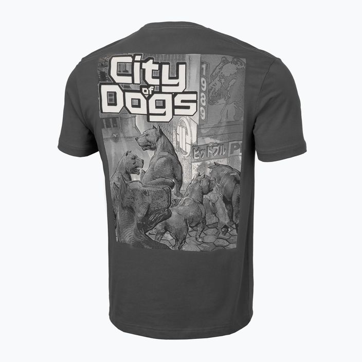 Pitbull West Coast City Of Dogs мъжка тениска графит 2
