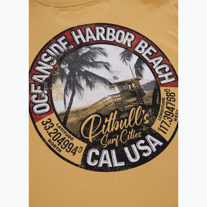 Pitbull West Coast Oceanside бледожълта мъжка тениска 5