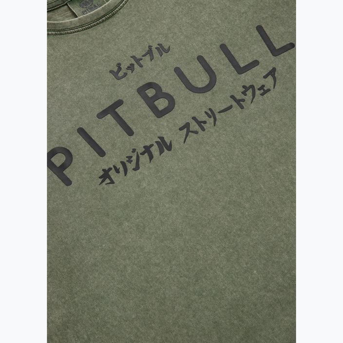 Мъжка тениска Pitbull West Coast Bravery olive 6