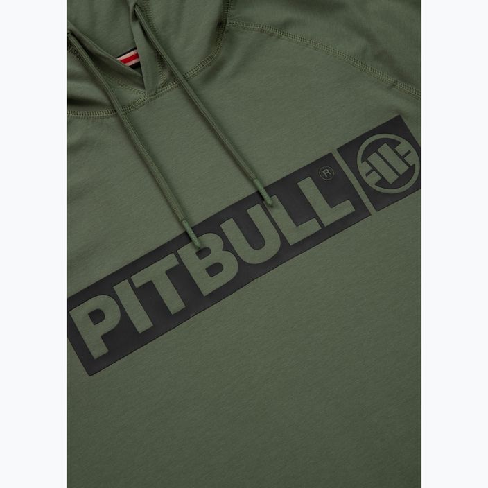 Мъжки суитшърт Pitbull Mercado Hilltop Hooded olive 3