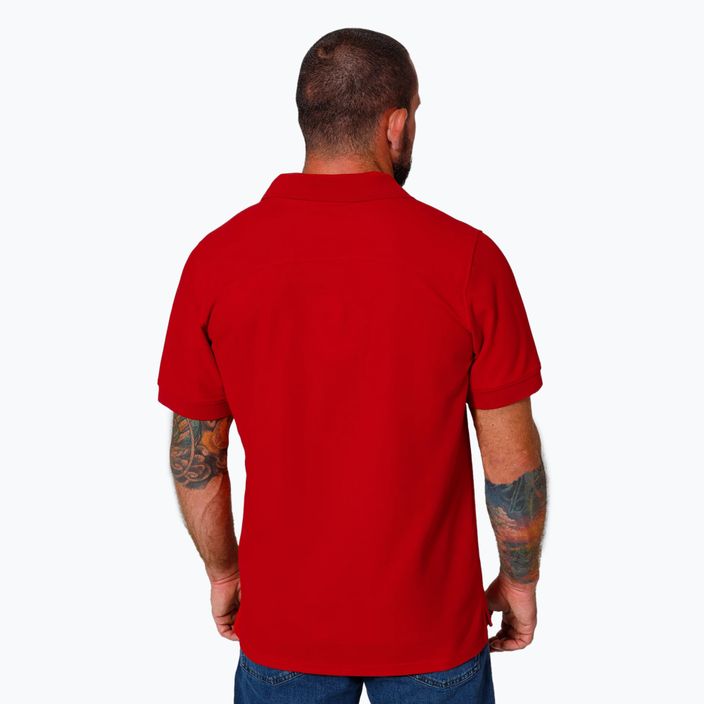 Pitbull West Coast мъжка поло риза Rockey червена 3