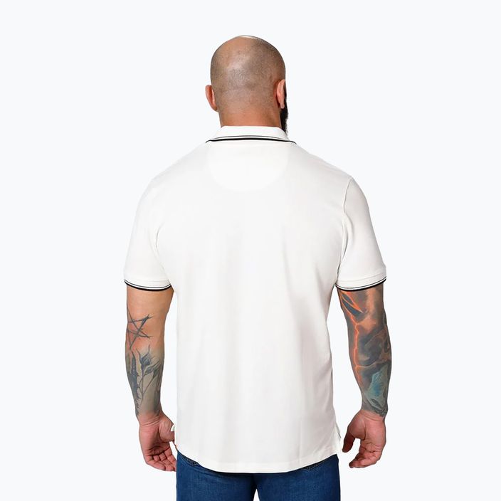 Мъжка поло риза Pitbull West Coast Pique Stripes Regular white 3