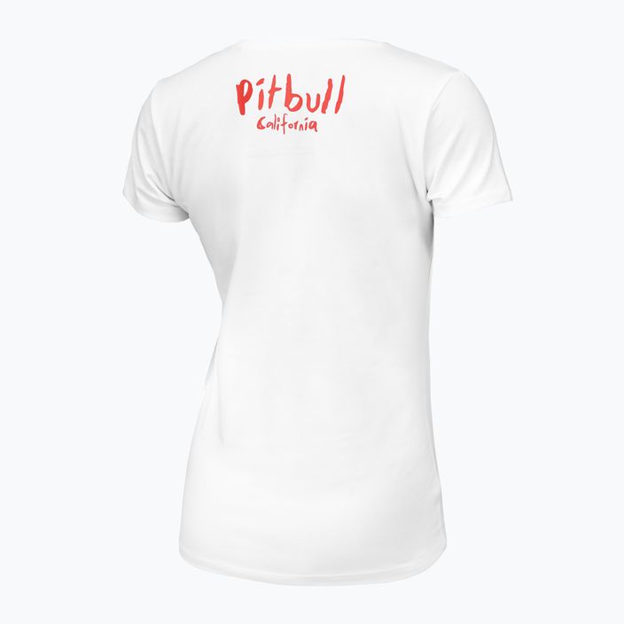 Pitbull West Coast дамска тениска Акварел бял 2