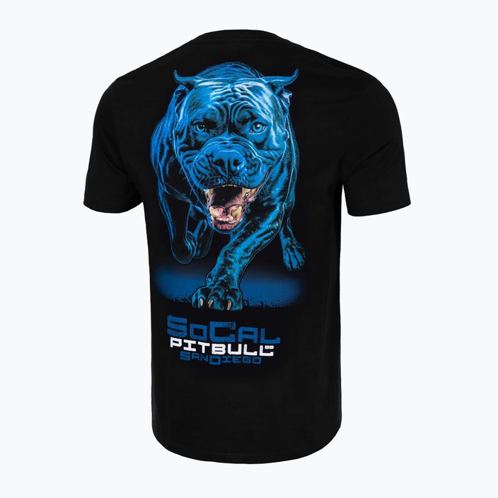 Pitbull West Coast мъжка тениска в синьо черно 2