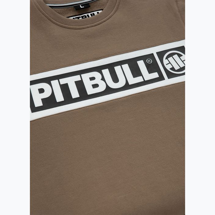 Мъжки суитшърт Pitbull Sherwood Crewneck кафяв 8