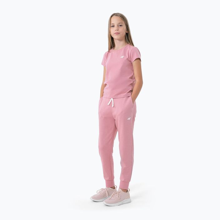 Детска тениска 4F HJZ22-JTSD001 розова