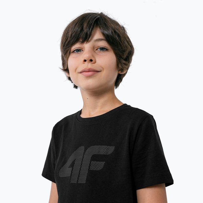 Детска тениска 4F HJZ22-JTSM002 black 2