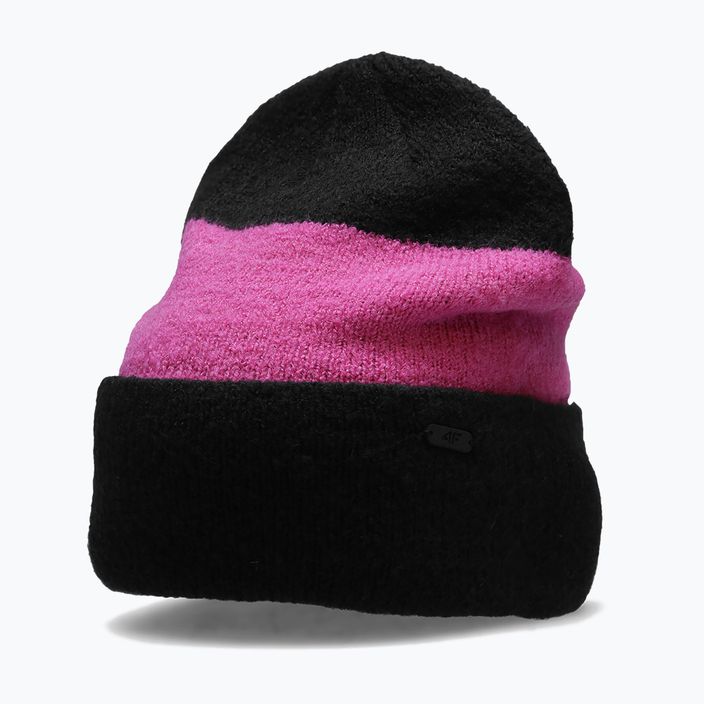 Зимна шапка за жени 4F черно-розова H4Z22-CAD011 4