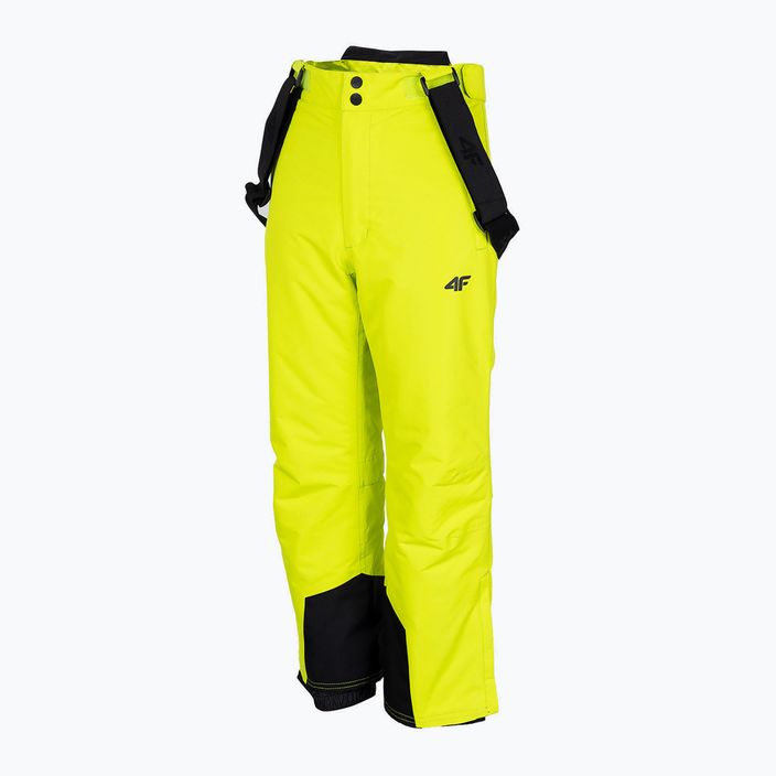 Детски ски панталон 4F жълт HJZ22-JSPMN001 7