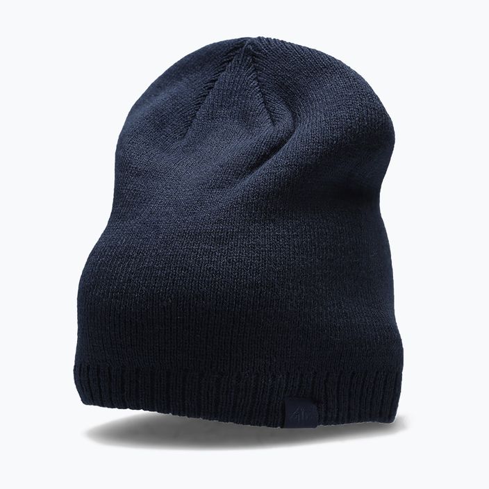 Мъжка зимна шапка 4F морско синьо H4Z22-CAM002 4