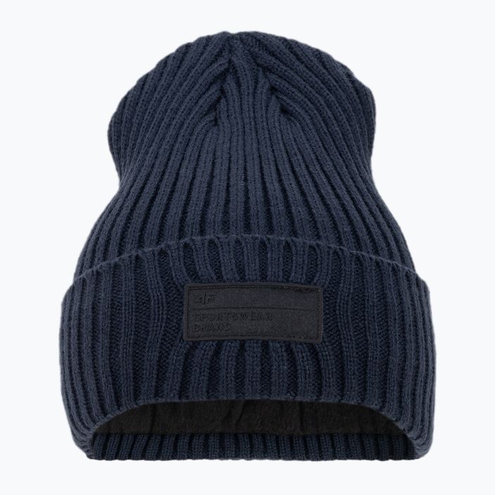 Мъжка зимна шапка 4F морско синьо H4Z22-CAM013 2