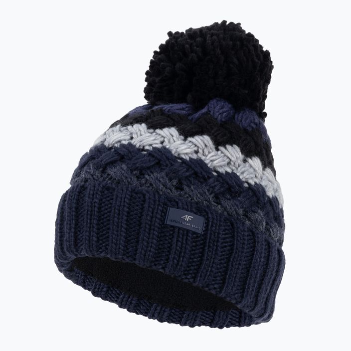 Мъжка зимна шапка 4F морско синьо H4Z22-CAM014 3