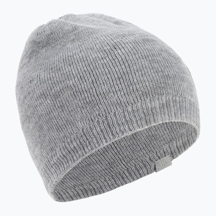 Дамска зимна шапка 4F сива H4Z22-CAD001