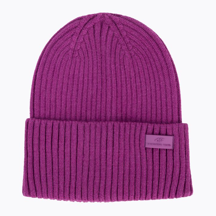 Зимна шапка за жени 4F лилава H4Z22-CAD004 5