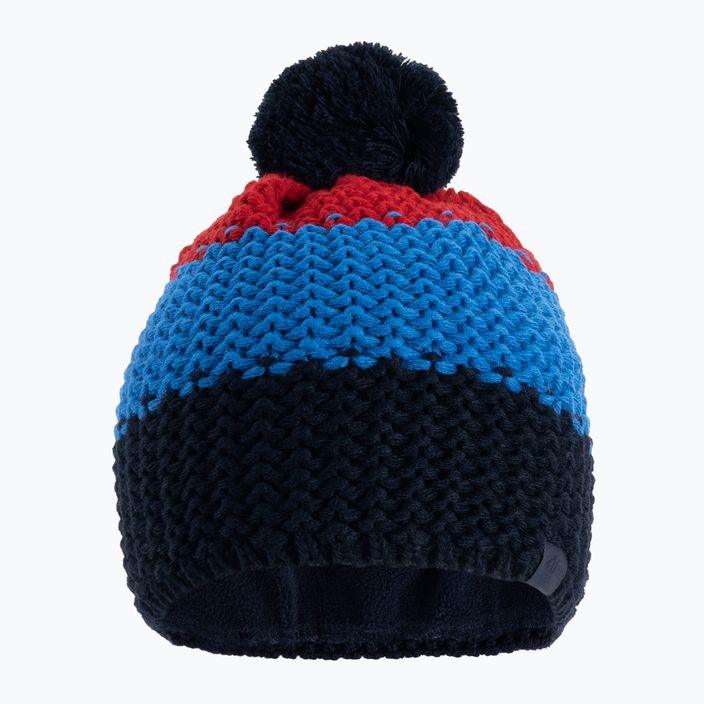 Детска зимна шапка 4F черно-червена HJZ22-JCAM006 2