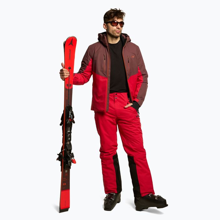 Мъжко ски яке 4F червено H4Z22-KUMN011 2