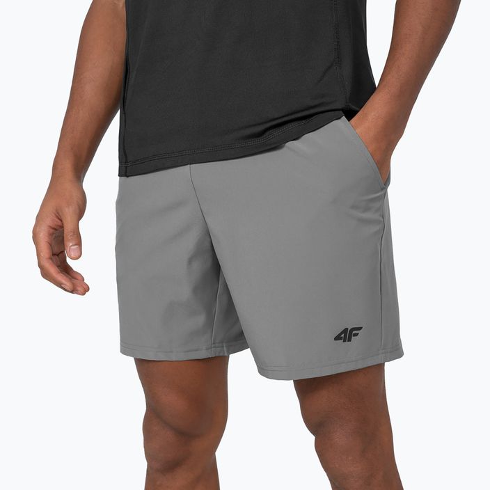 Мъжки къси панталони за тренировка 4F H4Z22-SKMF010 сив