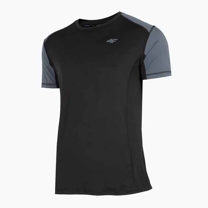 Мъжка тренировъчна тениска 4F H4Z22-TSMF010 тъмно сиво 3