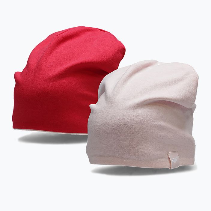Детска зимна шапка 4F розова HJZ22-JCAD001 8