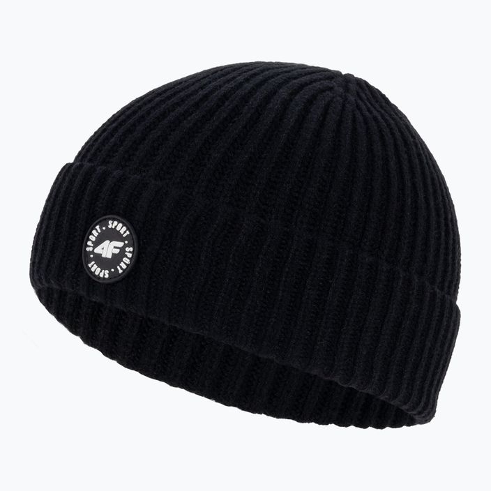 Детска зимна шапка 4F черна HJZ22-JCAM003 3
