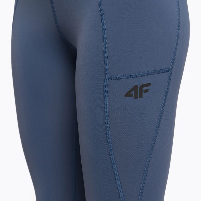 Дамски панталон за трекинг 4F син H4Z22-SPDTR060 5